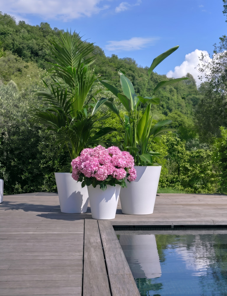 Euro3plast | Plastic pots, planters, exterior and interior decoration